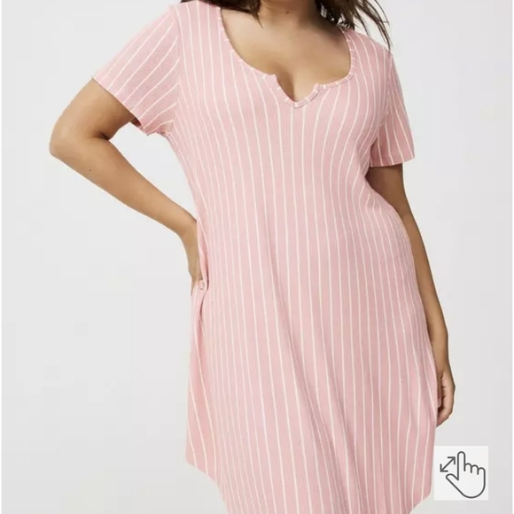 torrid Other - Torrid Waffle Sleep Tee Dress